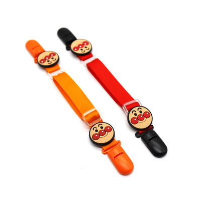 外星人 雙頭圍嘴夾毛巾夾小方巾變口水巾變寶寶防掉多功能奶嘴夾