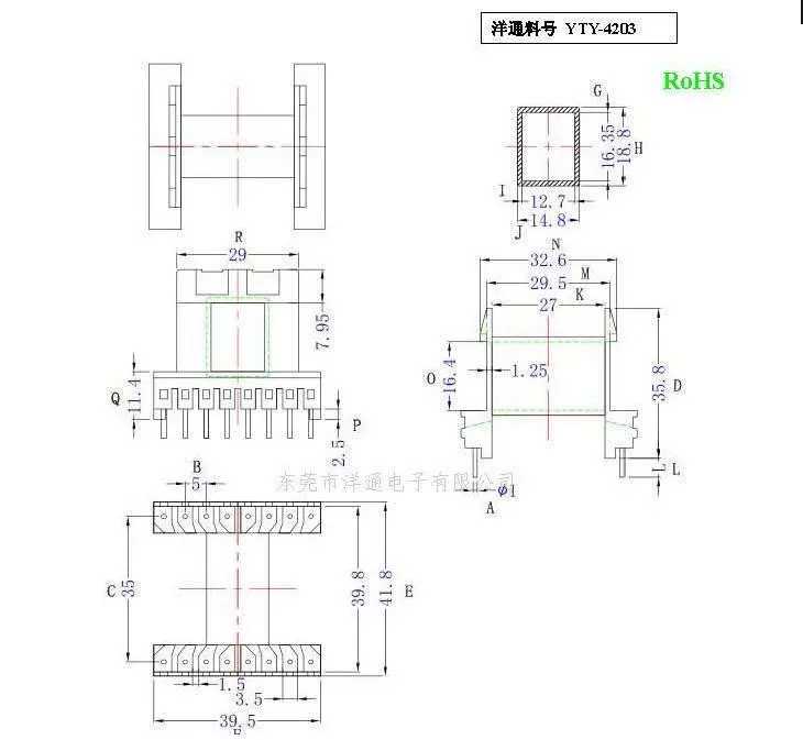 Power supply, skeleton, transformer