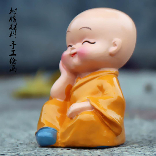 Four little monks car ornaments shaking head cartoon cute doll car perfume seat creative car interior decoration supplies