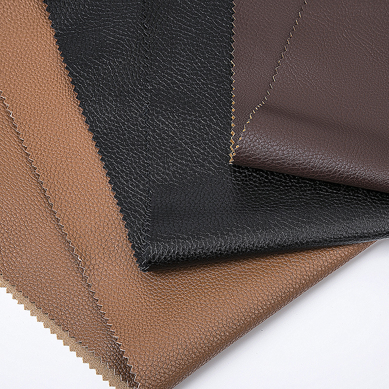 厂家直销  水性环保沙发座椅皮革  PVC人造革 鞋材 柔软PU服装革