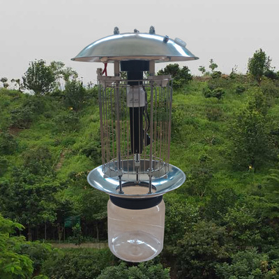 直流12V锂电杀虫灯频振式户外农用灭蚊灯大棚果园诱虫灯304不锈钢