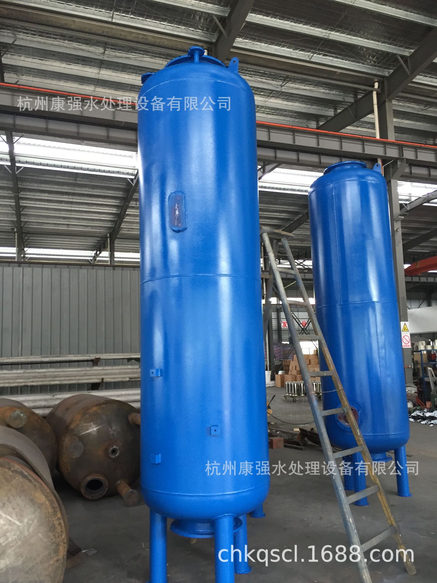 KQ02系列600mm*2500mm 混床离子交换器罐体 有三个视镜孔的混床