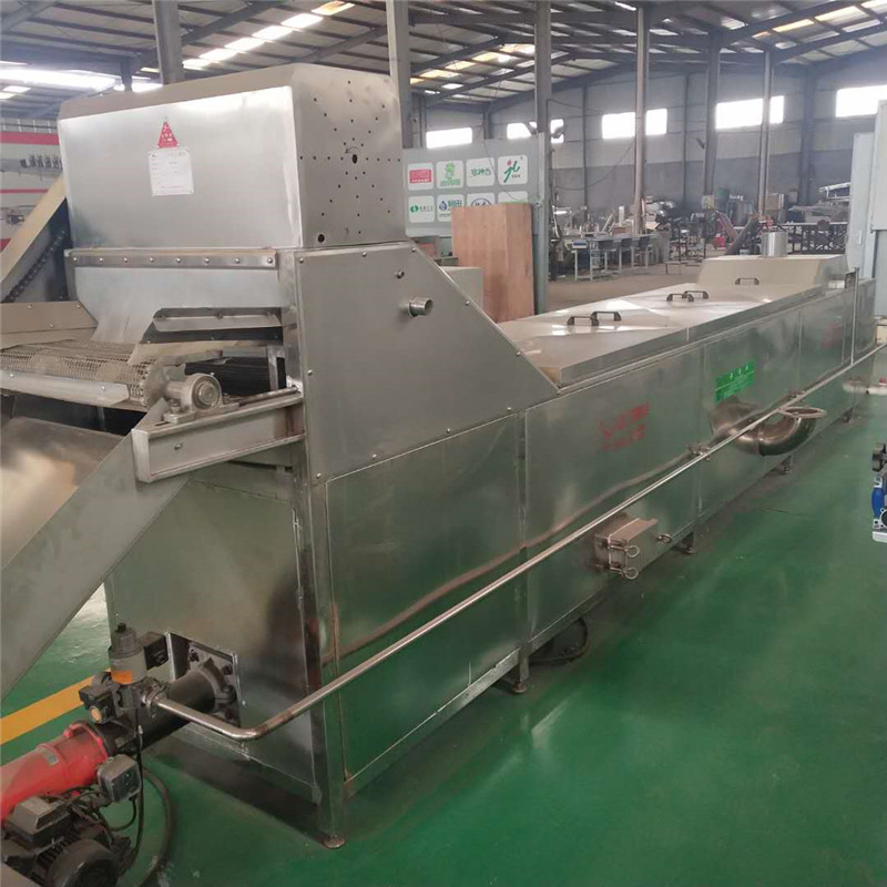 玉米蒸煮漂烫流水线 豆角秋葵大型漂烫机 果蔬罐头低温灭菌设备