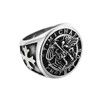 Fashionable ring stainless steel, accessory, European style, wholesale