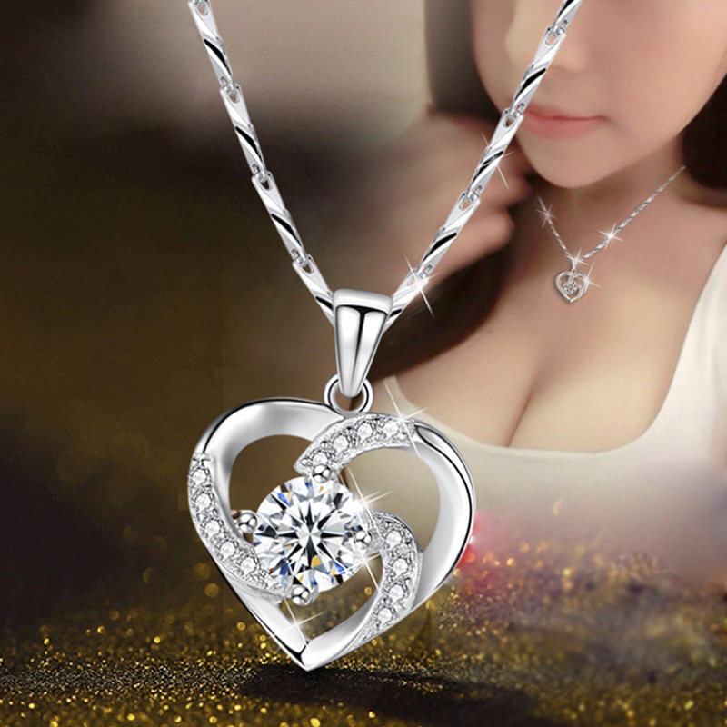 wish Taobao necklace ladies love pendant...