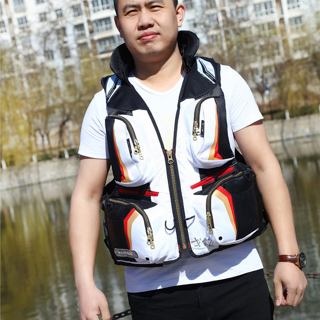 带领户外钓鱼浮力救生马甲多口袋男矶钓背心游泳衣渔具服装 价格 厂家 哪里买 我有货 B 5yoho Cn