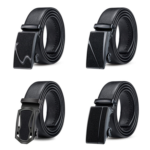 Internet celebrity baby's breath belt, men's automatic buckle belt, men's double-edged wear-resistant belt manufacturer