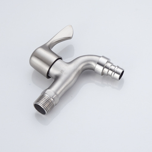 304 fish tail washing machine faucet, quick opening spout, wall-mounted washing machine faucet, bathroom manufacturer wholesale