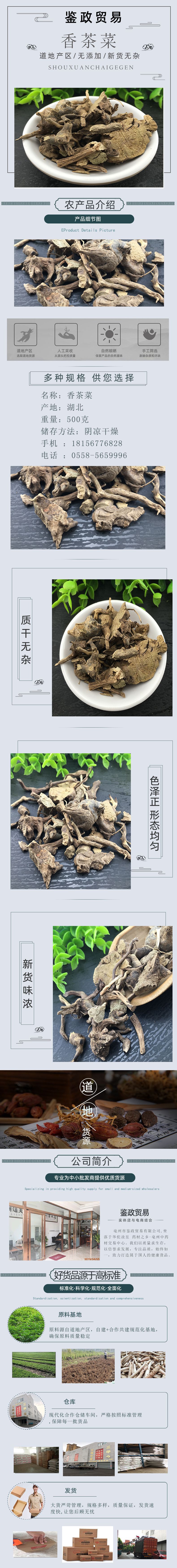 Dried Rabdosia Herb Xiang Cha Cai Whole Herb Traditional Decoction Herb 500g quality and texture