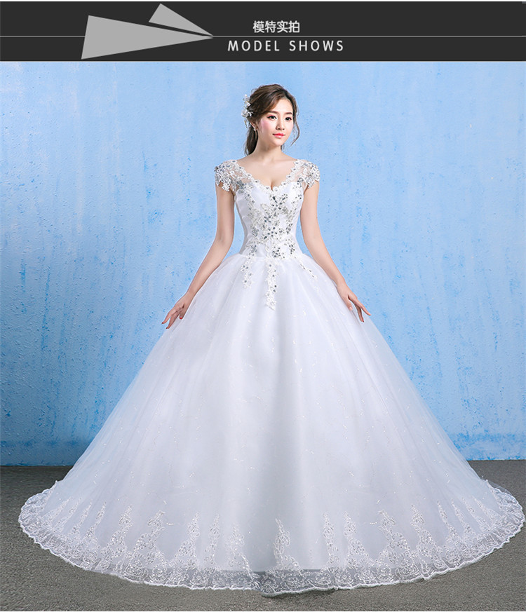 Robe de mariée en Filet souple Robe Dentelle - Ref 3441789 Image 12