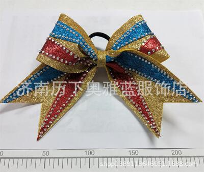 major customized Cheerleading Headdress bow ornament Aerobics Headdress children show Headdress