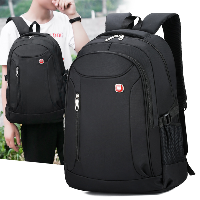 2021 nuevo estudiante mochila de los hombres de moda simple bolsa de negocios de gran capacidad mochila de viaje