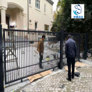 上海厂家直销电动移门 小区别墅移动门 学校工业厂区电机滑动门-阿里巴巴