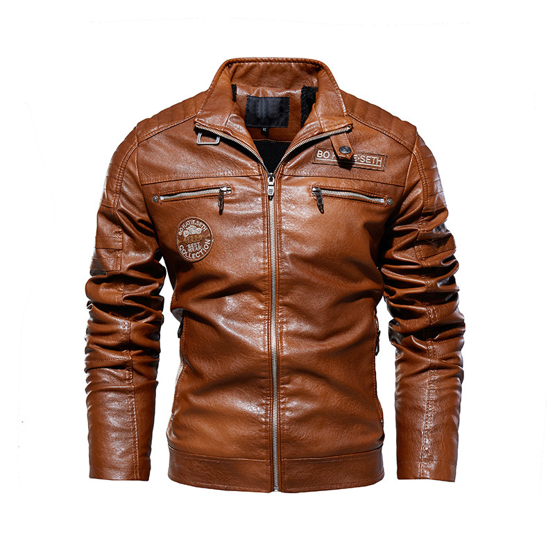 Men Leather Jackets PU Leather Jackets