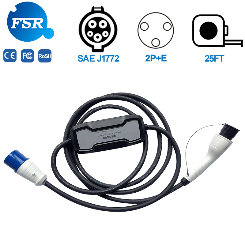 Protessional factory FSR Type1 32A Mode 2 SAE J1772|ru