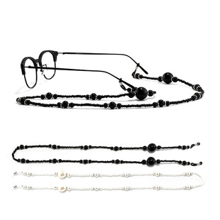 Glasses Chain Women's Korean-style Vintage Fashion Neck-hanging Pearl Presbyopia Glasses Lanyard Chain Children's Elderly Eyes Non-slip Chain