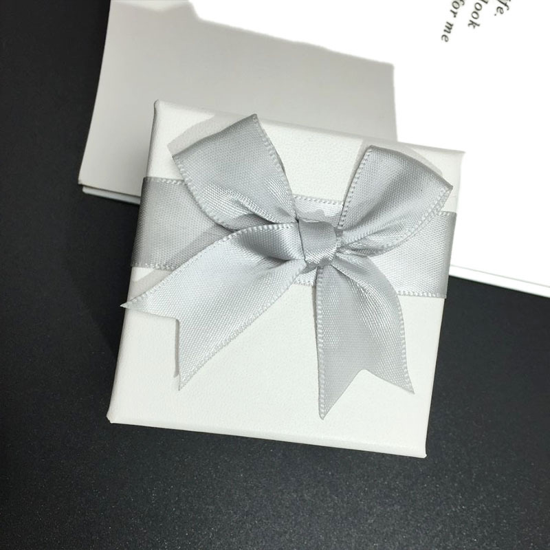 Korean Jewelry Box Fashion Simple Packaging Box All-match Small Bow Box Gift Box Women Jewelry Box Nihaojewelry display picture 2