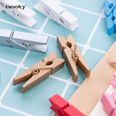 Clothing Hanger Clips, Colorful Small Wooden Household Clips, Wooden Craft Decor Photo Clips, Wooden Products
