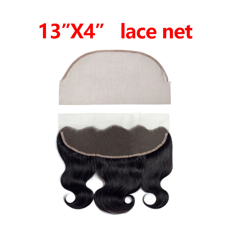 Lace frontal 13x4 lace hair block net bo...