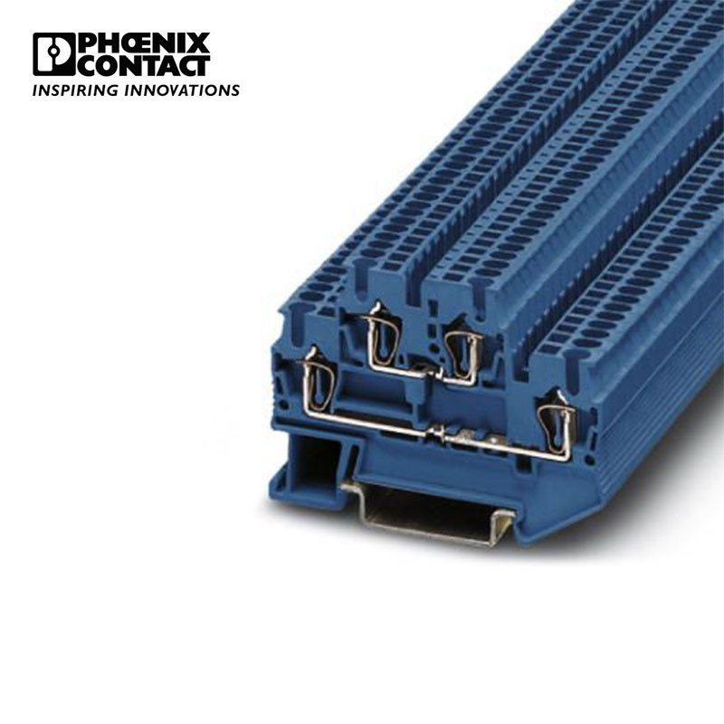 菲尼克斯 1.5平方蓝色双层弹簧端子 - STTB 1,5 BU - 3031160-50