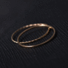 Explosion metal electroplating twist, geometry, 2 pieces of ring temperament, simple joint ring women's precepts, Japanese and Korean fine tail ring