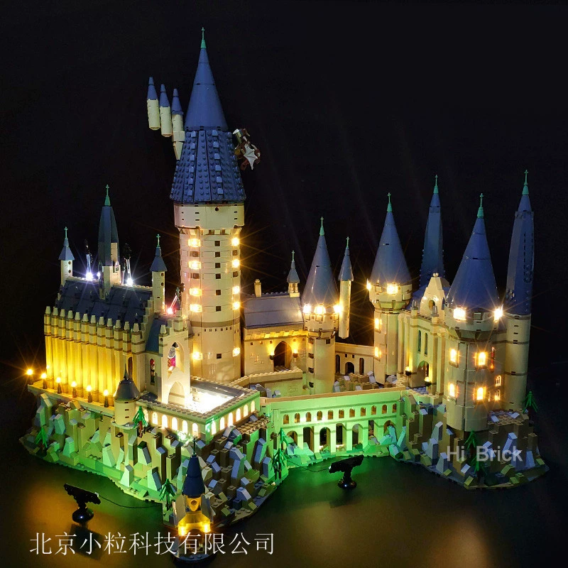 Осветительная линейка Hibrick из серии Гарри Поттера: замок Хогвартс и Ronglegao 71043LED