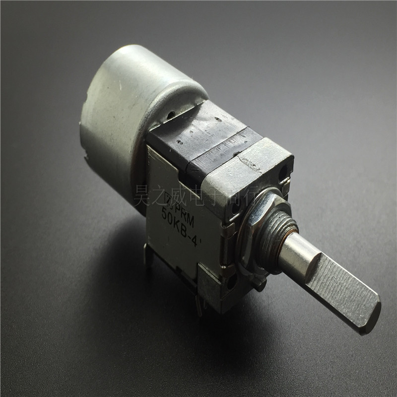 1615双联单排八脚马达电位器 遥控电机电位器B50K-4 柄长25MM半轴