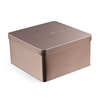 factory wholesale silvery gift Iron box Square Makou Iron box watch Belt packing Iron box customized