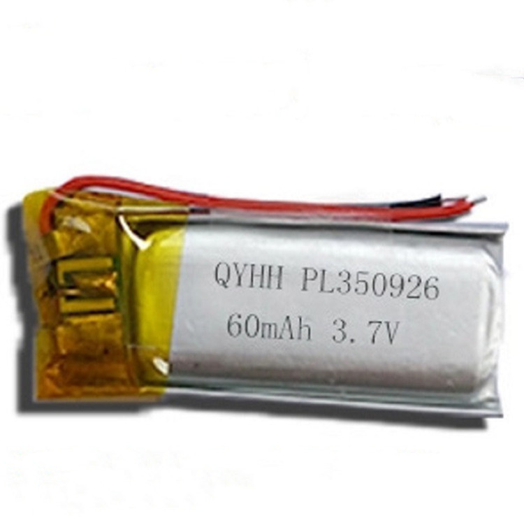 聚合物350926蓝牙耳机自拍杆录像笔3D眼镜电蚊拍穿戴锂电池60mah