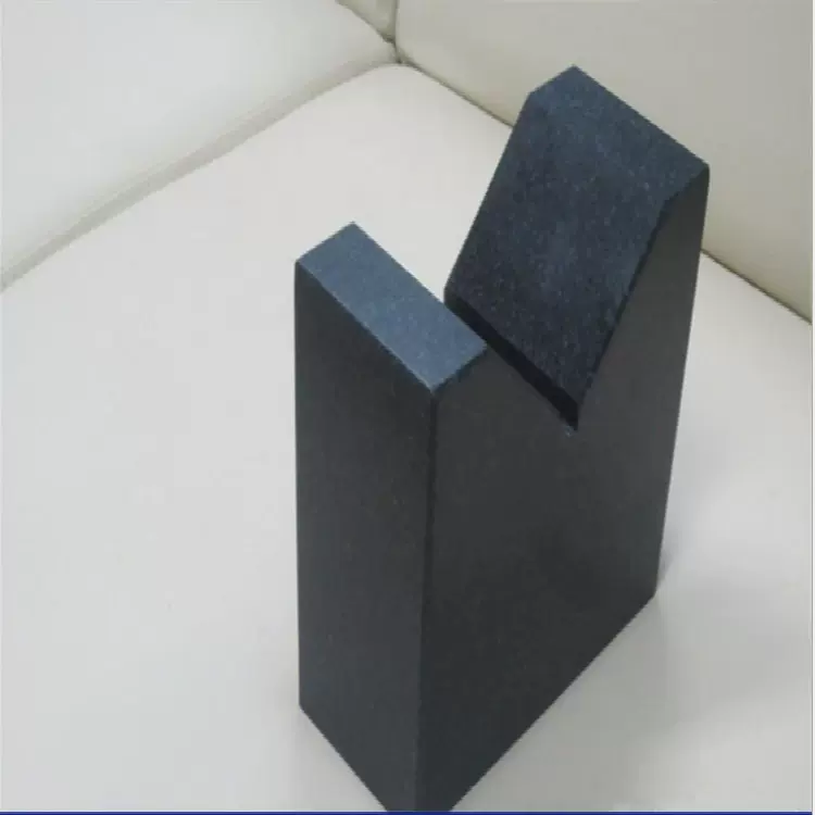 供应精密检测划线用的济南青花岗岩v型块  等高块 大理石v型架