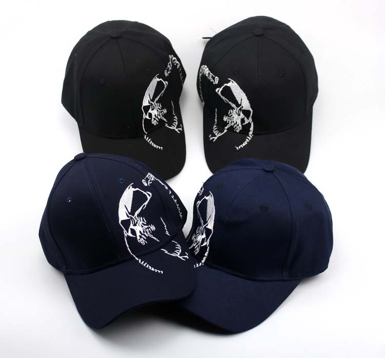 Personalised Skull Baseball Cap For Men And Women Summer Hat_voghion.com
