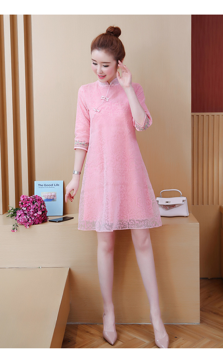 Robe femme LOVEVI en De la soie - Ref 3327367 Image 37