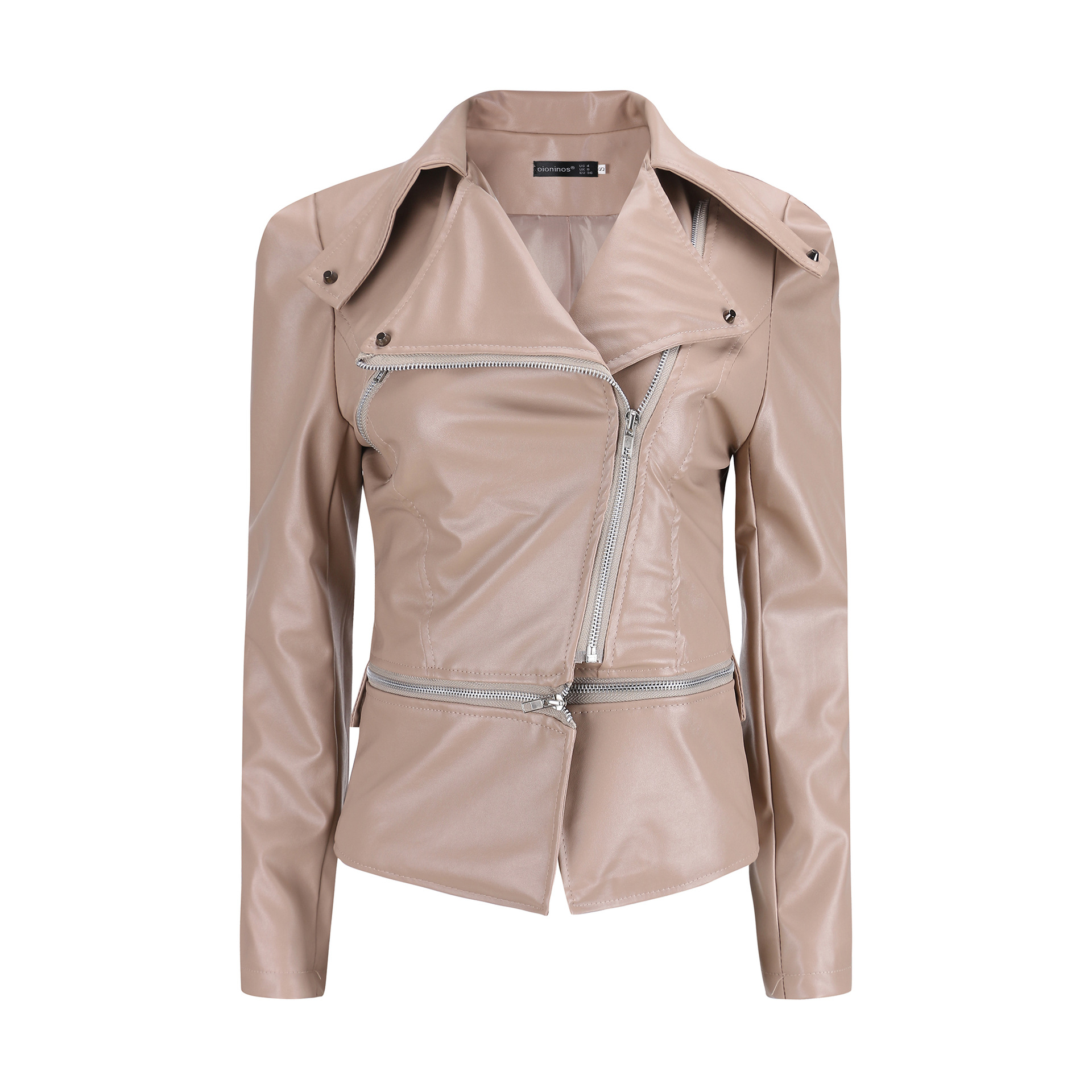 Veste cuir femme en PU - Ref 3447368 Image 10