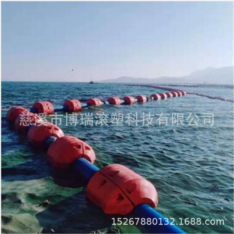 直径1300长1300淤泥浮体 管道浮筒 聚乙烯滚塑