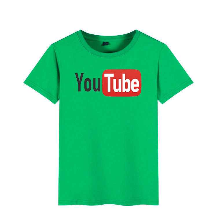 T-shirt col rond en coton femmes Youtube - Ref 3423536 Image 10