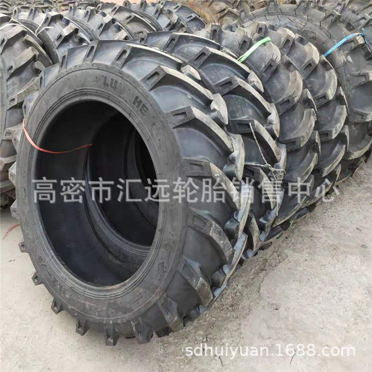 销售卢河11.2-24 11.2-28拖拉机轮胎 R-1S加密花纹 运输车轮