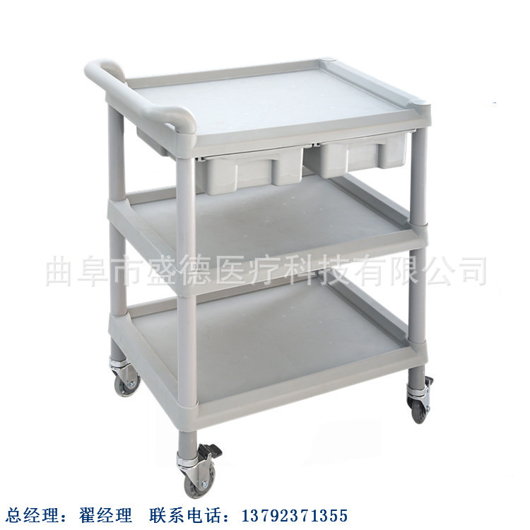 Produce Manufactor Electric old age Care beds Stainless steel medical Trolley MD-709-ABS Trolley