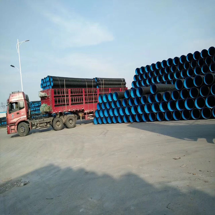 浙江厂家聚丙烯双壁波纹管 hdpe双壁波纹管dn500双壁波纹管排水管