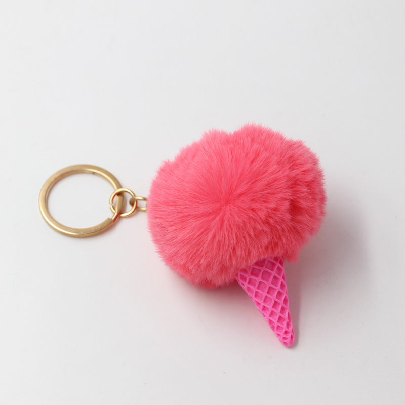 13g Weight Bag Charms Bag Accessories Type 1 Piece Quantity Daily Occasion Resin, Polyester Material Ice Cream Pattern Elegant, Cute Style 1 Piece Resin Polyester Ice Cream Bag Charms 14
