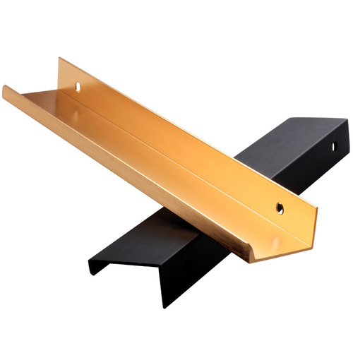 Aluminum alloy invisible cabinet door long handle cabinet right angle edge sealing handle drawer wardrobe door handle manufacturer wholesale