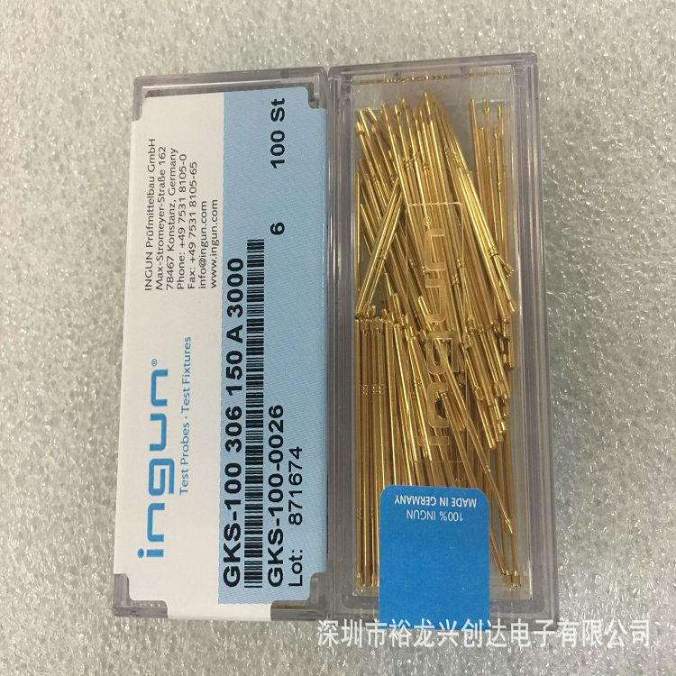 原装德国进口INGUN探针GKS-100 306 150 A3000 梅花型测试顶针