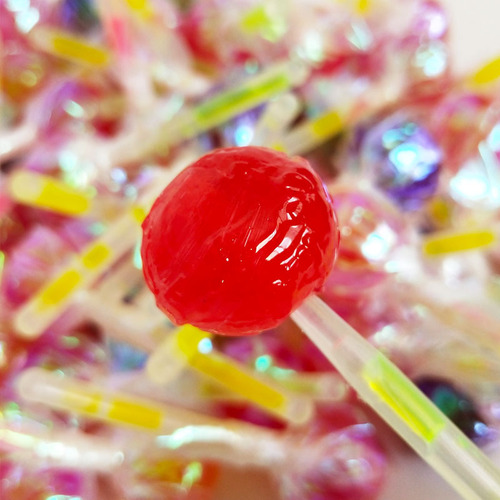 Glow Sticks Candy 120 Pieces/Drum Sweet and Sour Fruit Flavor Hard Candy Children's Candy Full Carton Wholesale Decoration Wedding Car Happy Candy