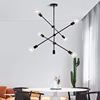 Scandinavian ceiling lamp, minimalistic LED line lights for living room for bedroom, American style, Amazon