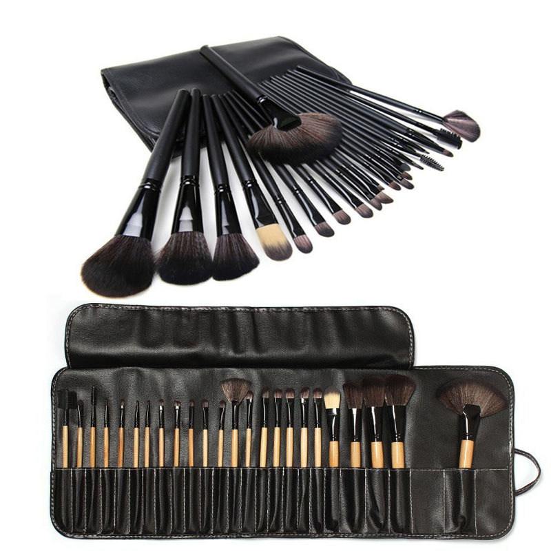 Kaizm 24 makeup brush set 18 makeup brus...