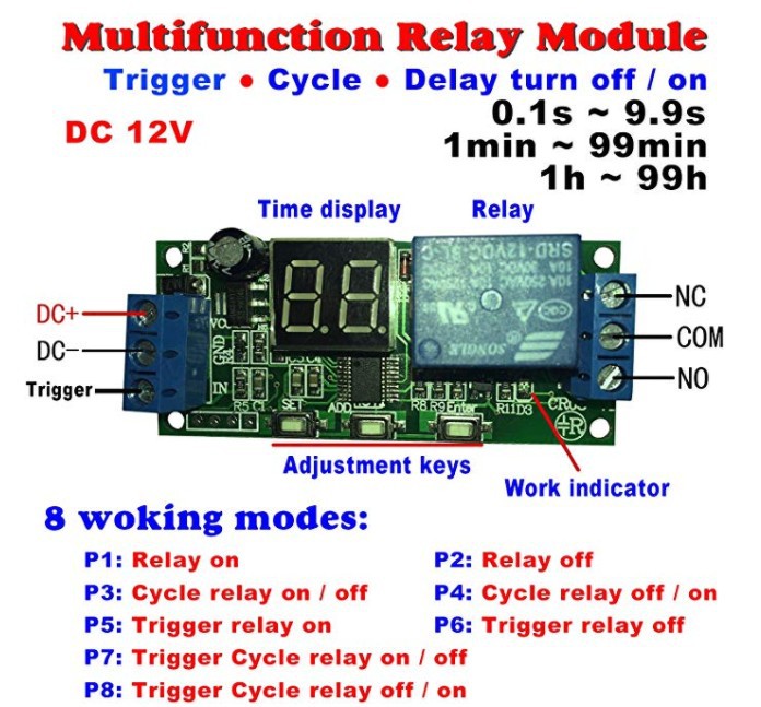 DC, universal switch key, relay, module, 5v, 12v