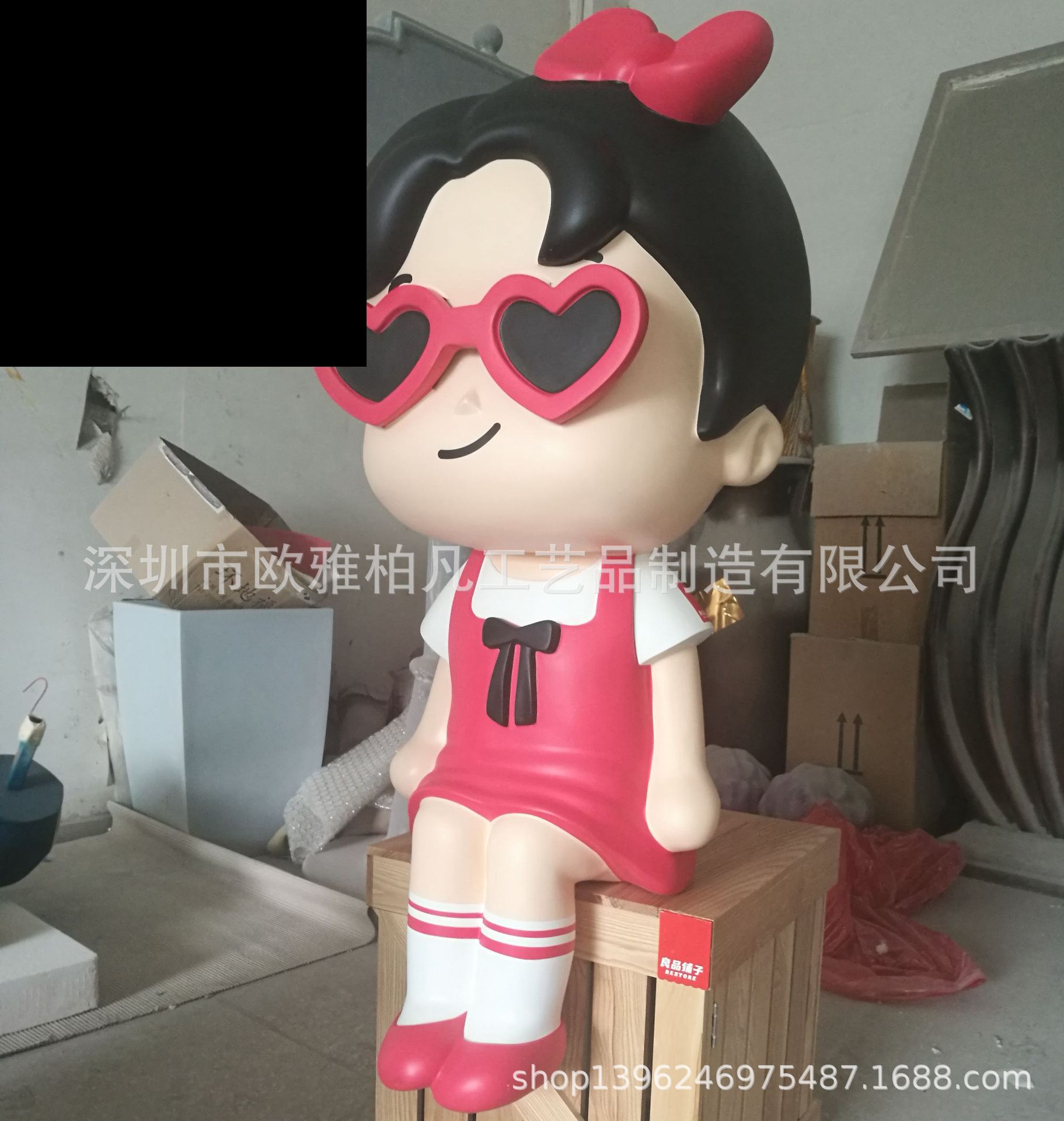 供应玻璃钢卡通 仿生仿真人像造型  影视动漫玻璃钢卡通