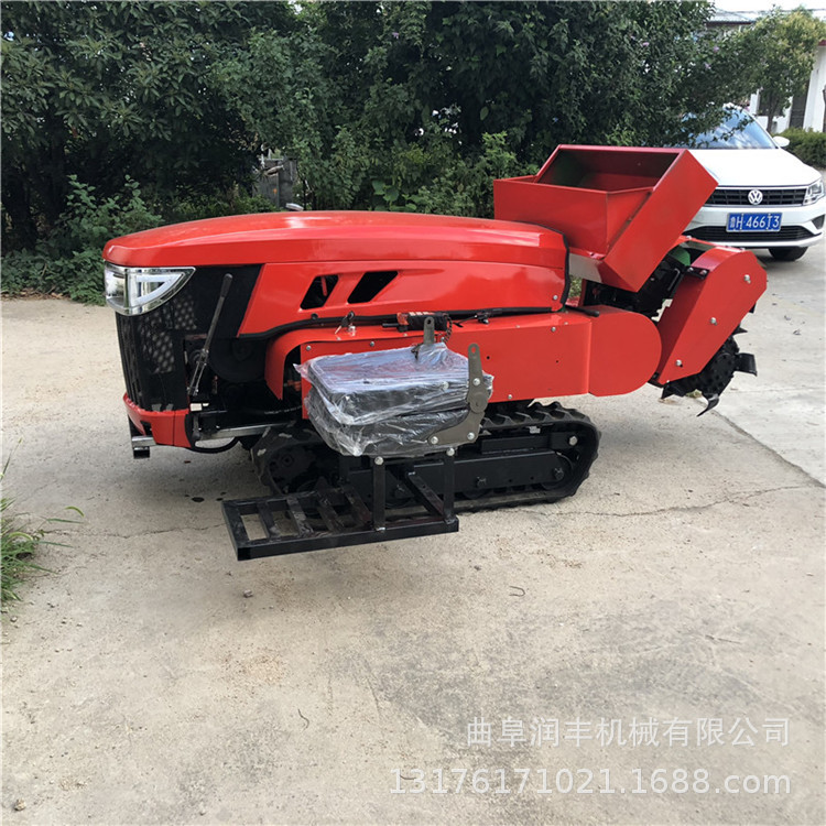 单杠发动机柴油开沟机 农民好帮手履带回填机 大姜大葱柴油开沟机