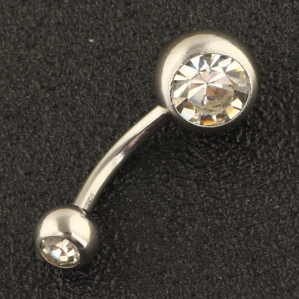 Stainless Steel Belly Button Ring 5 Piece Set Belly Rings Body Piercing Jewelry detail image 16