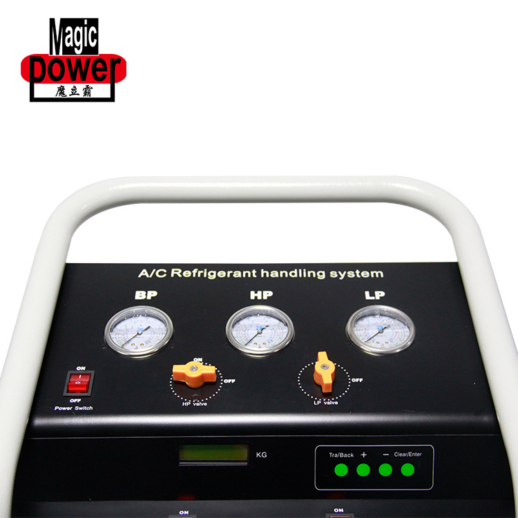 Aire acondicionado del automóvil recuperación de refrigerante desmontaje libre de circulación de limpieza máquina de llenado equipos de purificación especies de nieve Freon New Energy