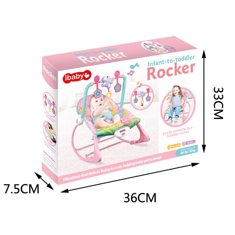 跨境婴儿摇椅 新生儿安抚椅 多功能音乐震动摇床 喂奶椅 批发详情图10